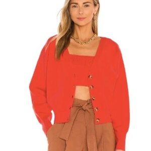 A.L.C.'s Peters II Cherry Cardigan